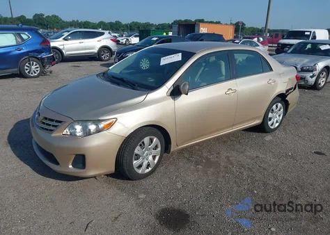 2013 Toyota Corolla Le из США, поврежденный, VIN 5YFBU4EE0DP096717